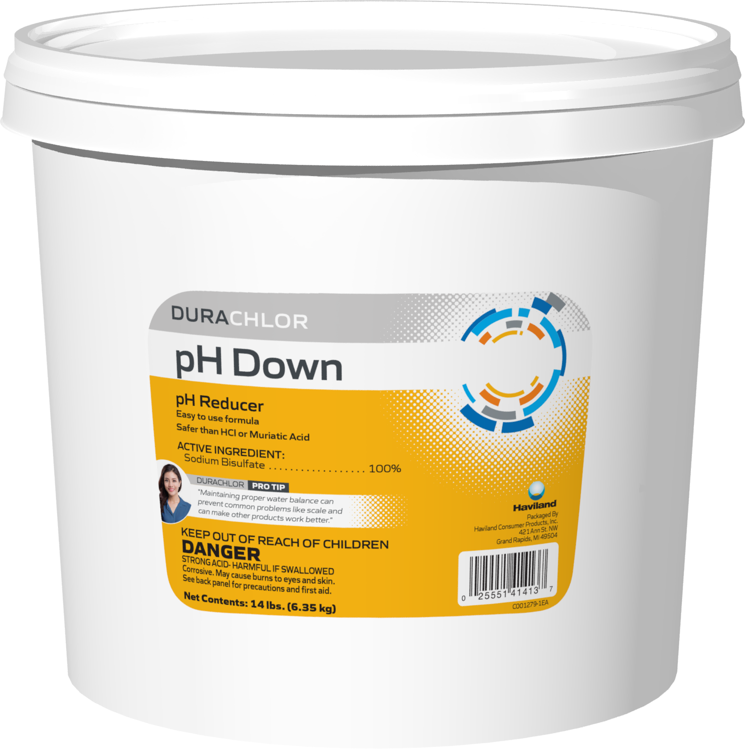 Haviland DuraChlor pH Down 14 lb Granular Pool pH Reducer (C002599-CS74C2)