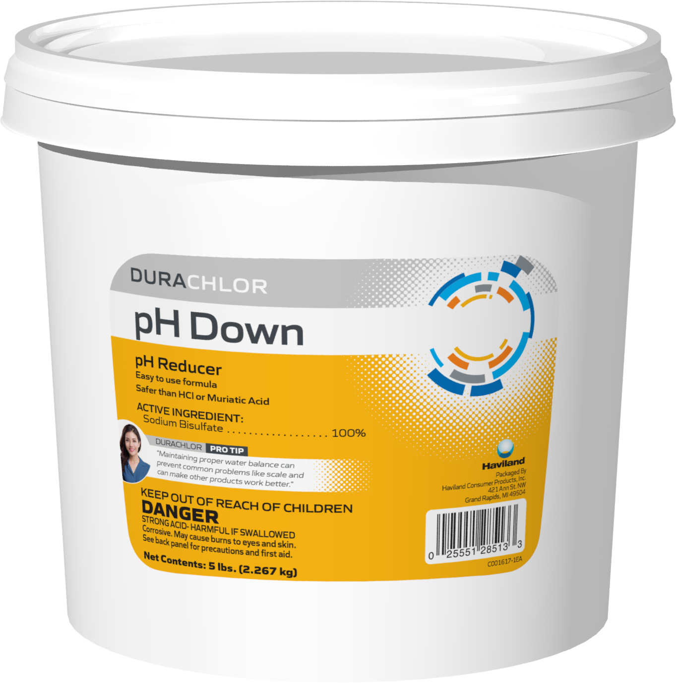 Haviland DuraChlor pH Down 5 lb Granular Pool pH Reducer (C002599-CS77C2)