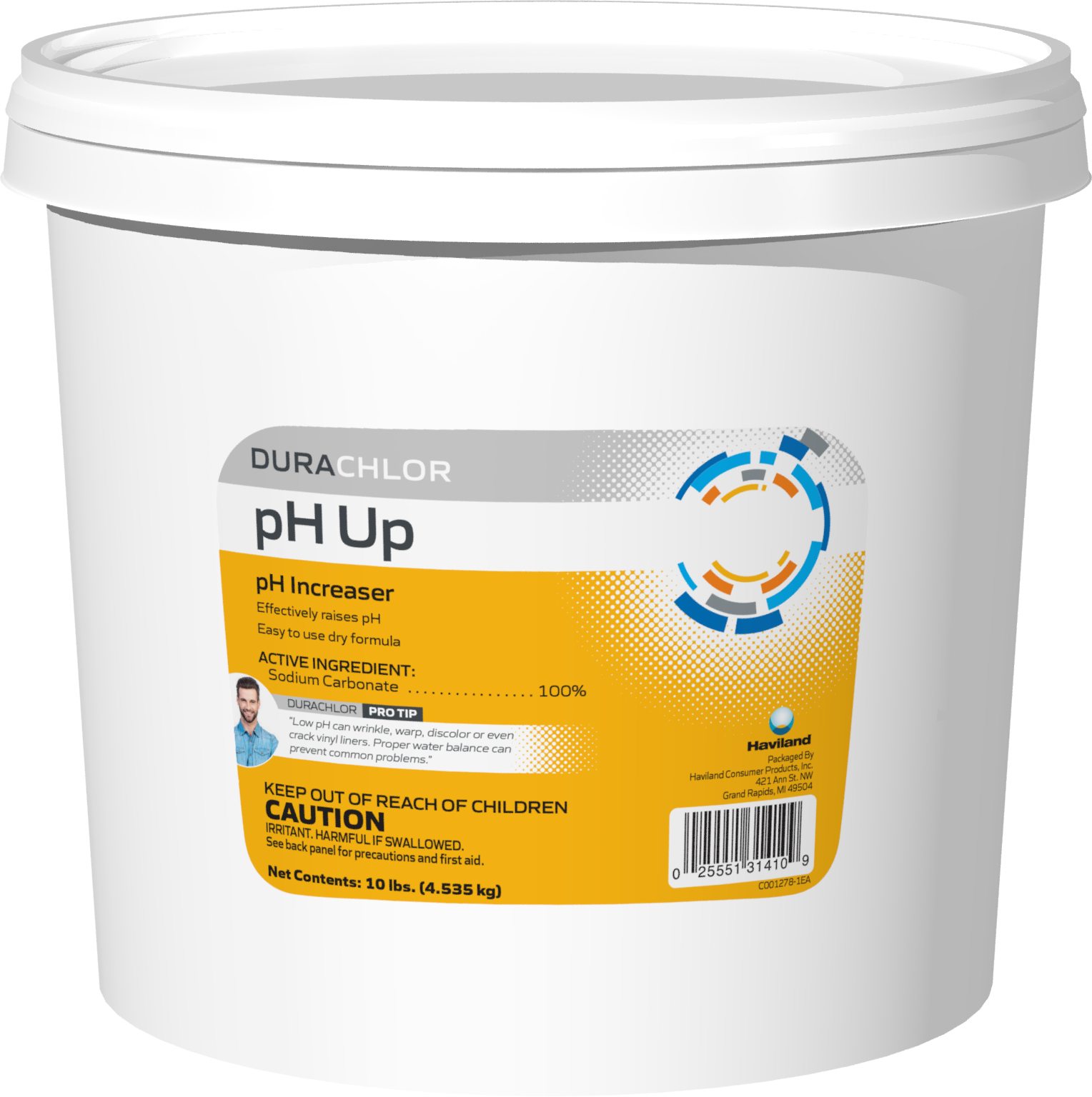 Haviland DuraChlor pH Up 10 lb Granular Pool pH Increaser (C002636-CS74C1)