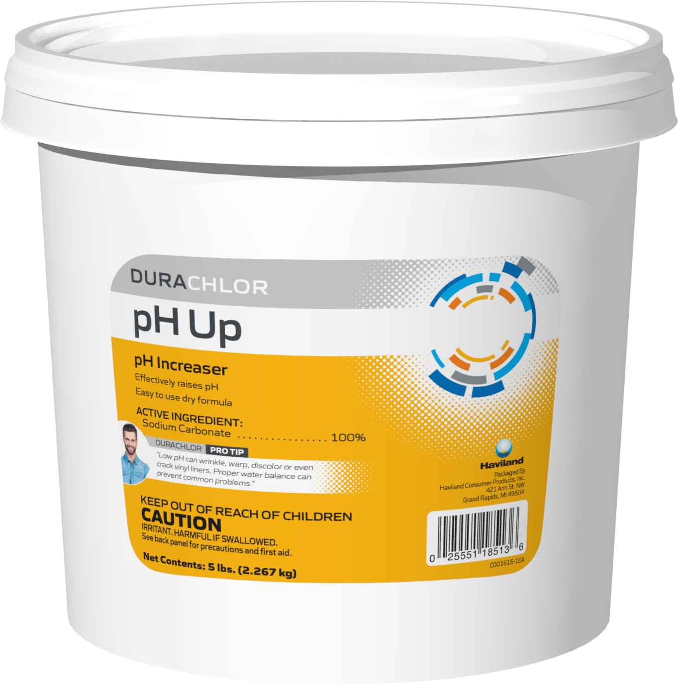 Haviland DuraChlor pH Up 5 lb Granular Pool pH Increaser (C002552-CS50B2)