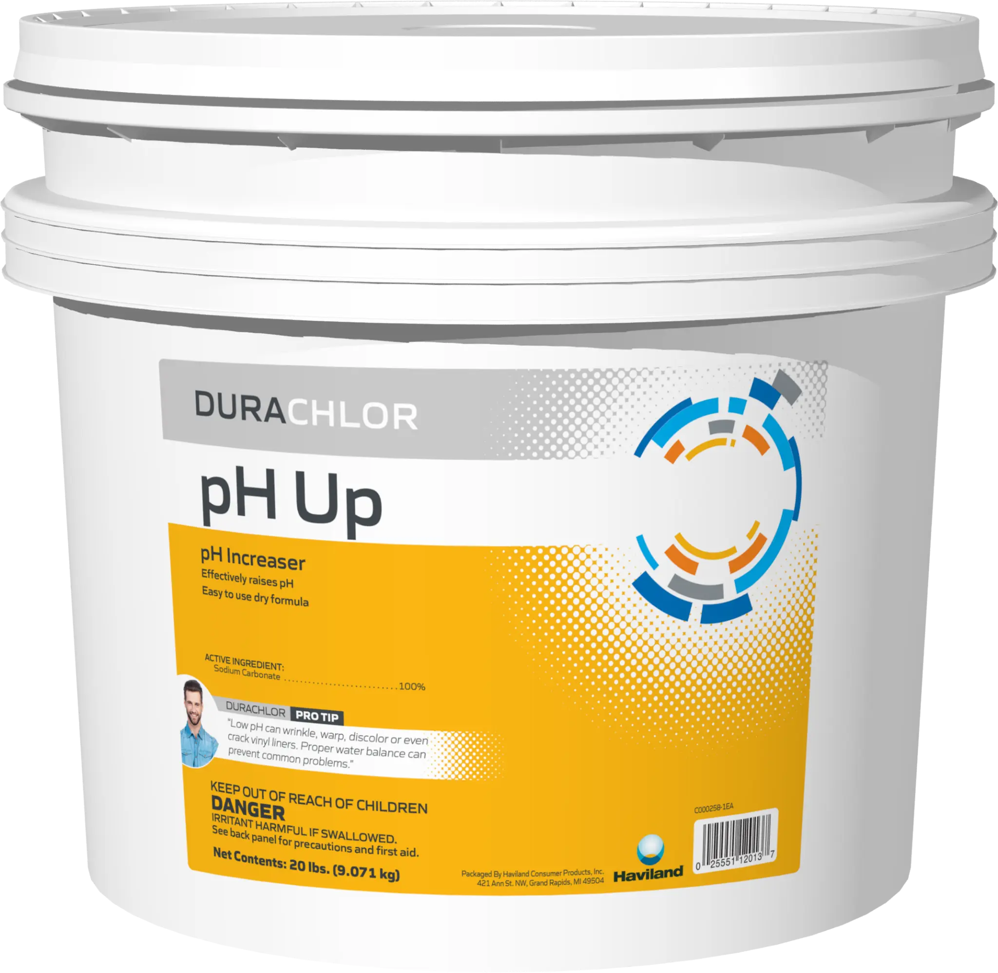 Haviland DuraChlor pH Up 20 lb Granular Pool pH Increaser (C002552-PL20)