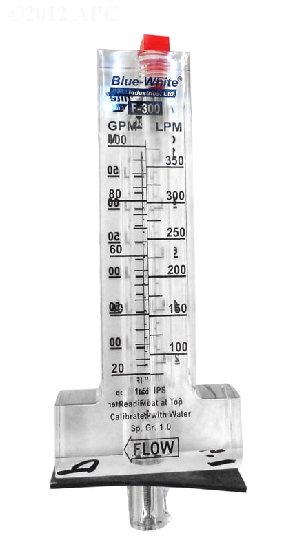 Blue-White Industries 1-1/2" Flowmeter, Standard Flow