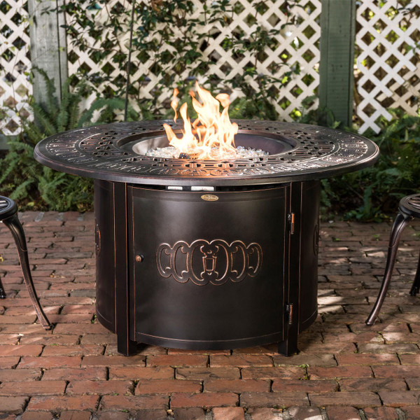 Dynasty Round Aluminum LPG Fire Pit