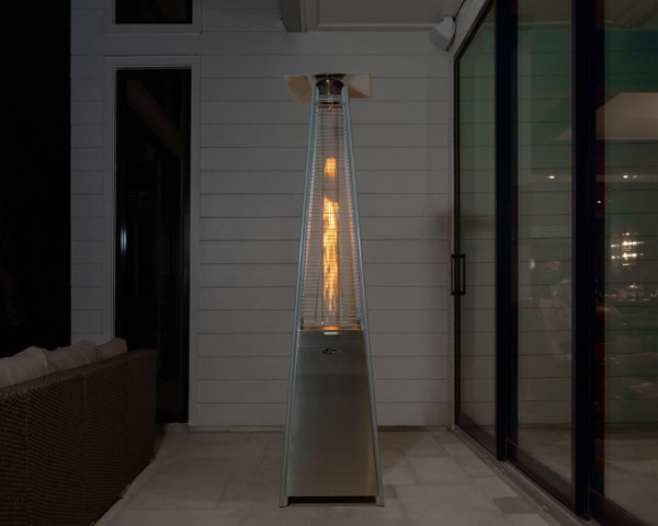 Stainless Steel Pyramid Flame Heater