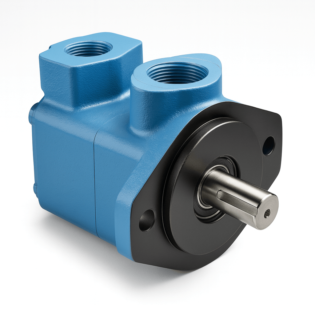 Fluidyne V10 V10F1P7P38C4H20R Valve | Vickers V10 Replacement 2.3 GPM | 2000 PSI | SAE ‘A’ 2-Bolt | 3/4″ Keyed Shaft