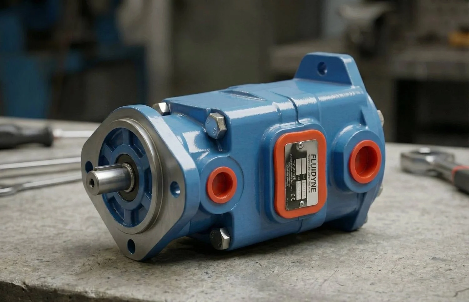 Fluidyne V20 WF820926 Vane Pump | Replacement for Vickers/Eaton V201P8P27A11R 2.7 GPM | 2500 PSI | SAE ‘A’ 2-Bolt | 3/4″ Keyed Shaft