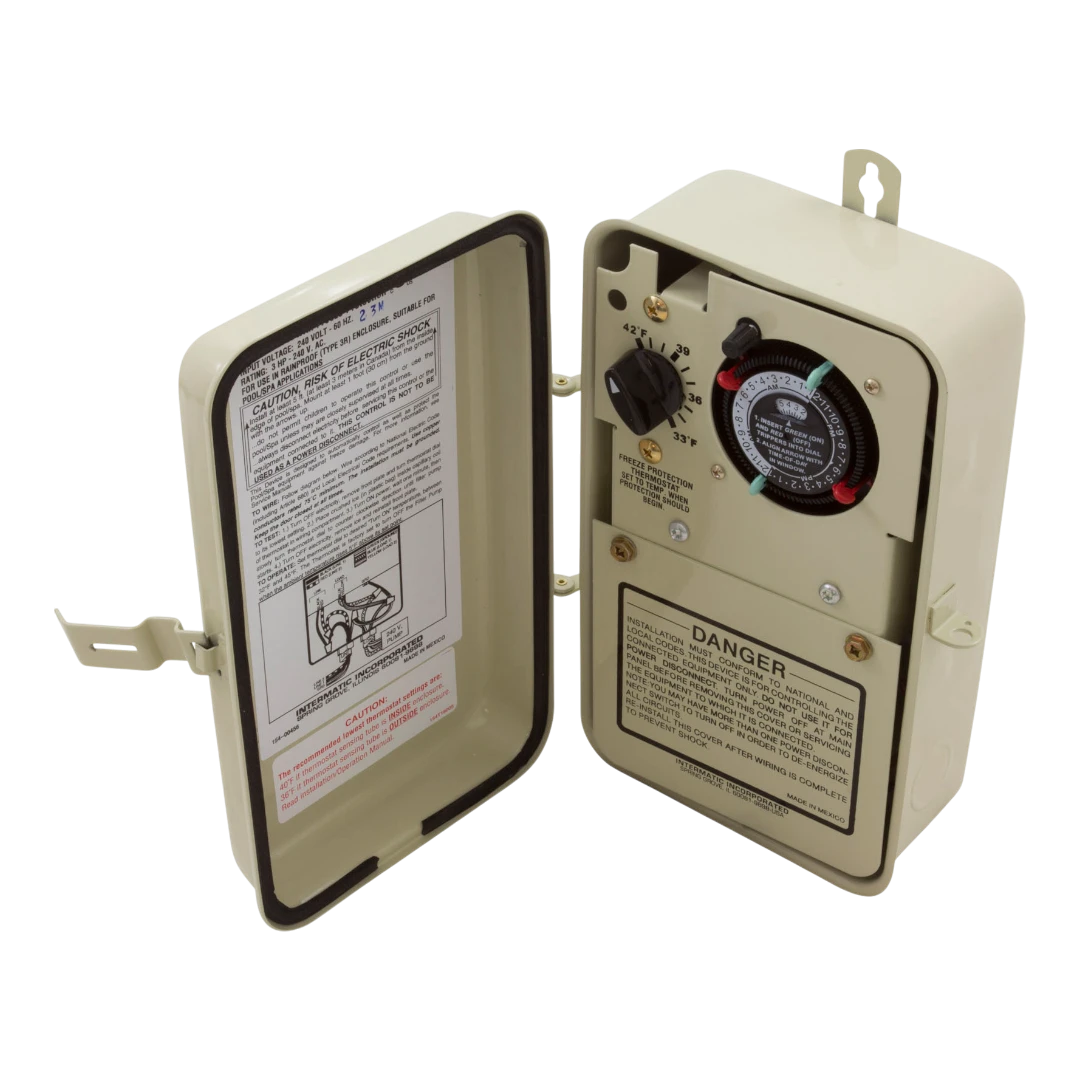 240V Freeze Protection Pool Timer with Thermostat