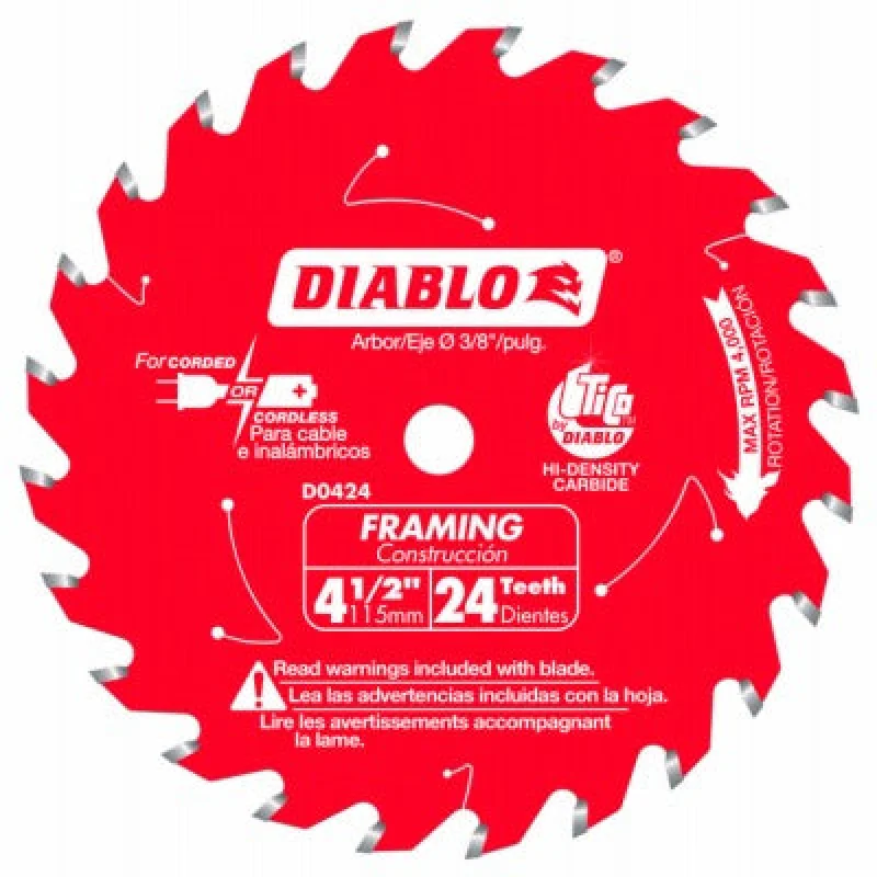 Freud D0424X 4.5 Inch 24T Framing Circular Saw Blade