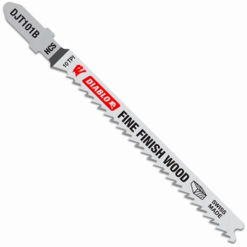 Freud DJT101B5 Jig Saw Blade 4 in 10 Tpi T-shank Wood 5 Pack