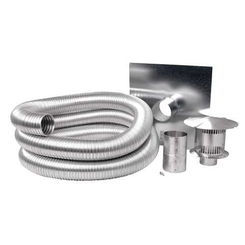 Napoleon Compressed Aluminum Flexible Gas Liner Kit, 20', 3" Diameter | GAKIT320