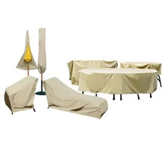 Gator Weave 48" Round Table-Chair Protective Winter Cover w- umbrella hole