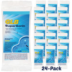 GLB SuperSonic Fast-Dissolving Granular Shock, 24 Bags x 1 Lb, 160001-24