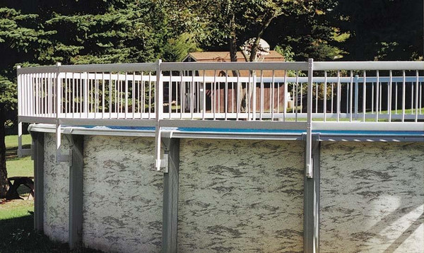 Above-Ground Pool Deck Compatible Fencing 2-Pack Add-On Kit