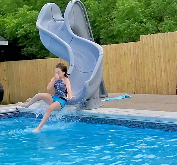 Rip Tide Pool Slide by Global Pool Products