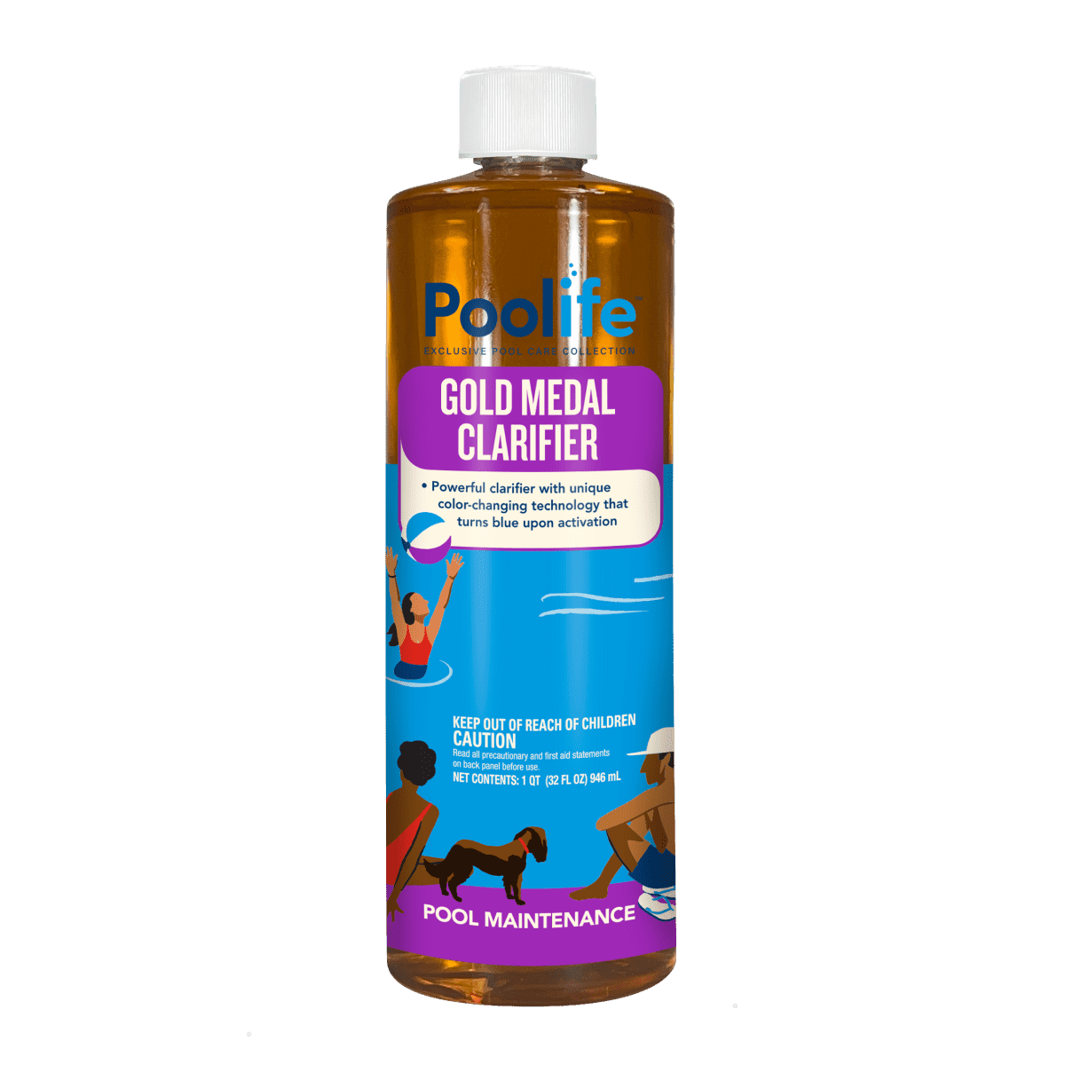 Poolife Gold Medal Clarifier, 1 QT