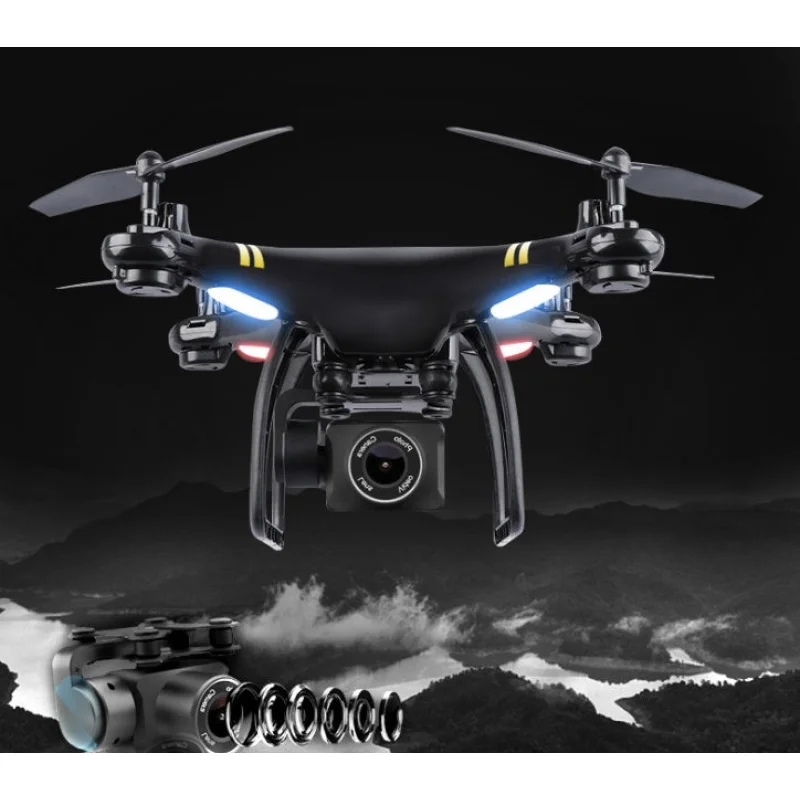 GPS Drone with HD Wide-Angle Lens & 5G Image Transmission | Compact Quadcopter for Stunning Aerial Photography Black
