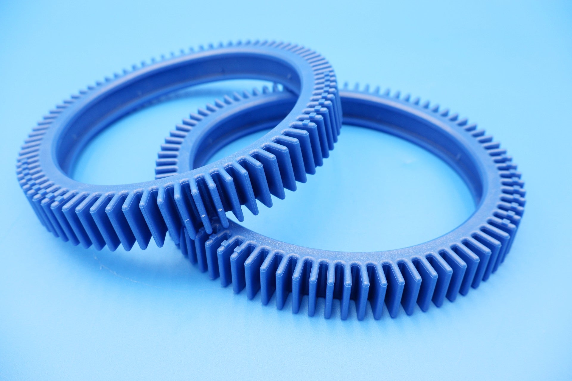 Hayward AquaNaut 400 Cleaner Wheel Tread, Metallic Blue, 2 Pack PVXS16PK2-234