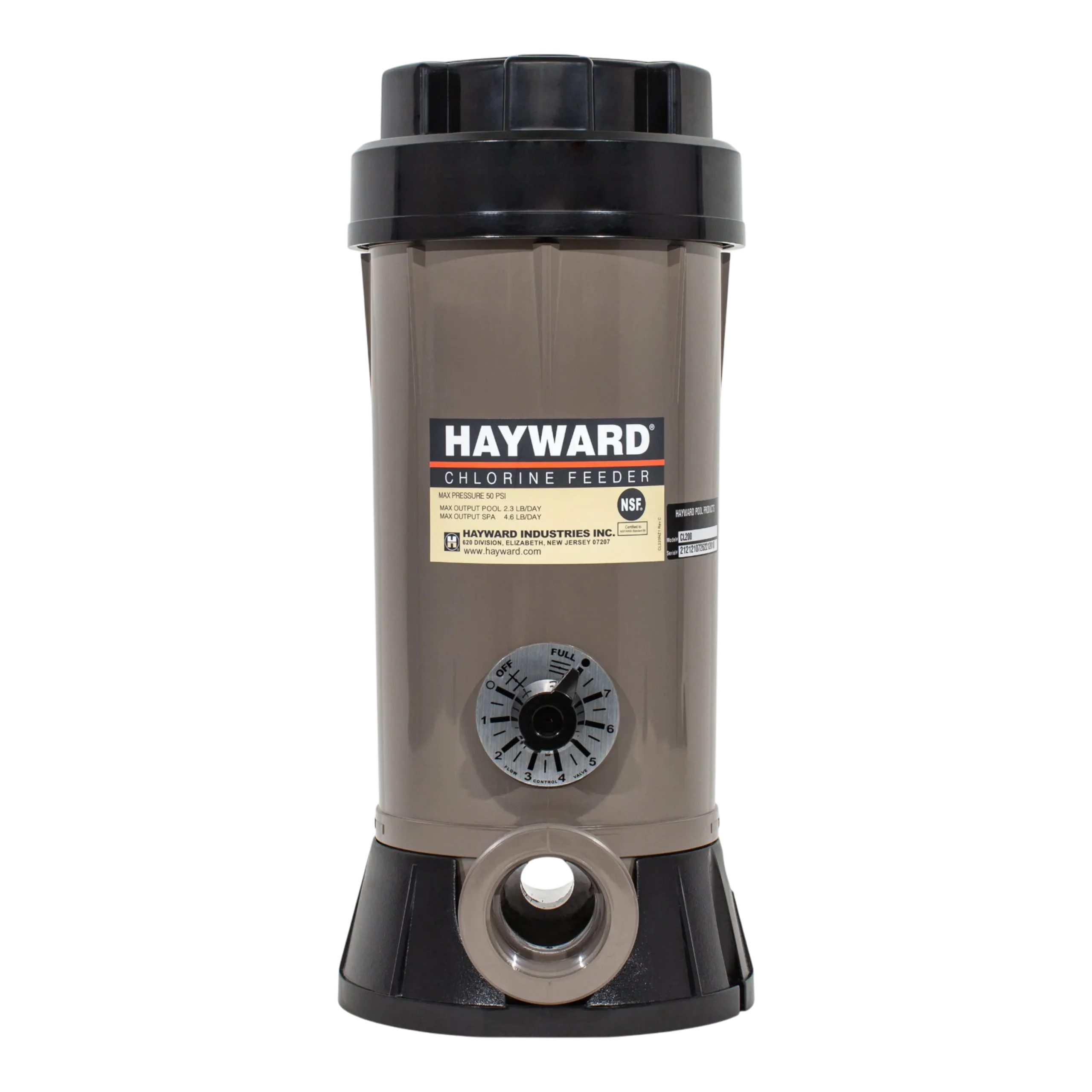 Hayward CL200 Chemical Feeder, 1-1/2 inch FIP