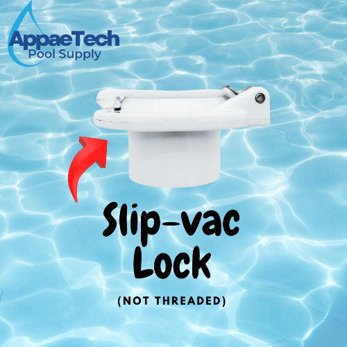 Appaetech Industries | 777024 | Slip Vac Lock Vacuum Port Slip fitting (White or Grey)