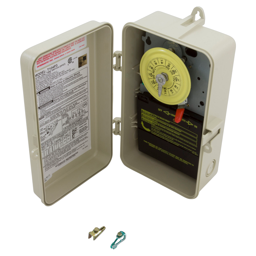 Intermatic T104P3 24-Hour Mechanical Time Switch