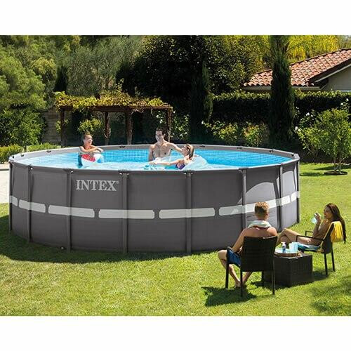 Intex Ultra Frame Round Pool Package 18' x 52" Model 28331EH