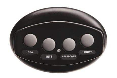 Pentair Intellitouch iS4 4-Function Spa-side Remote, Black, 50 ft cord (520256) use (521891)