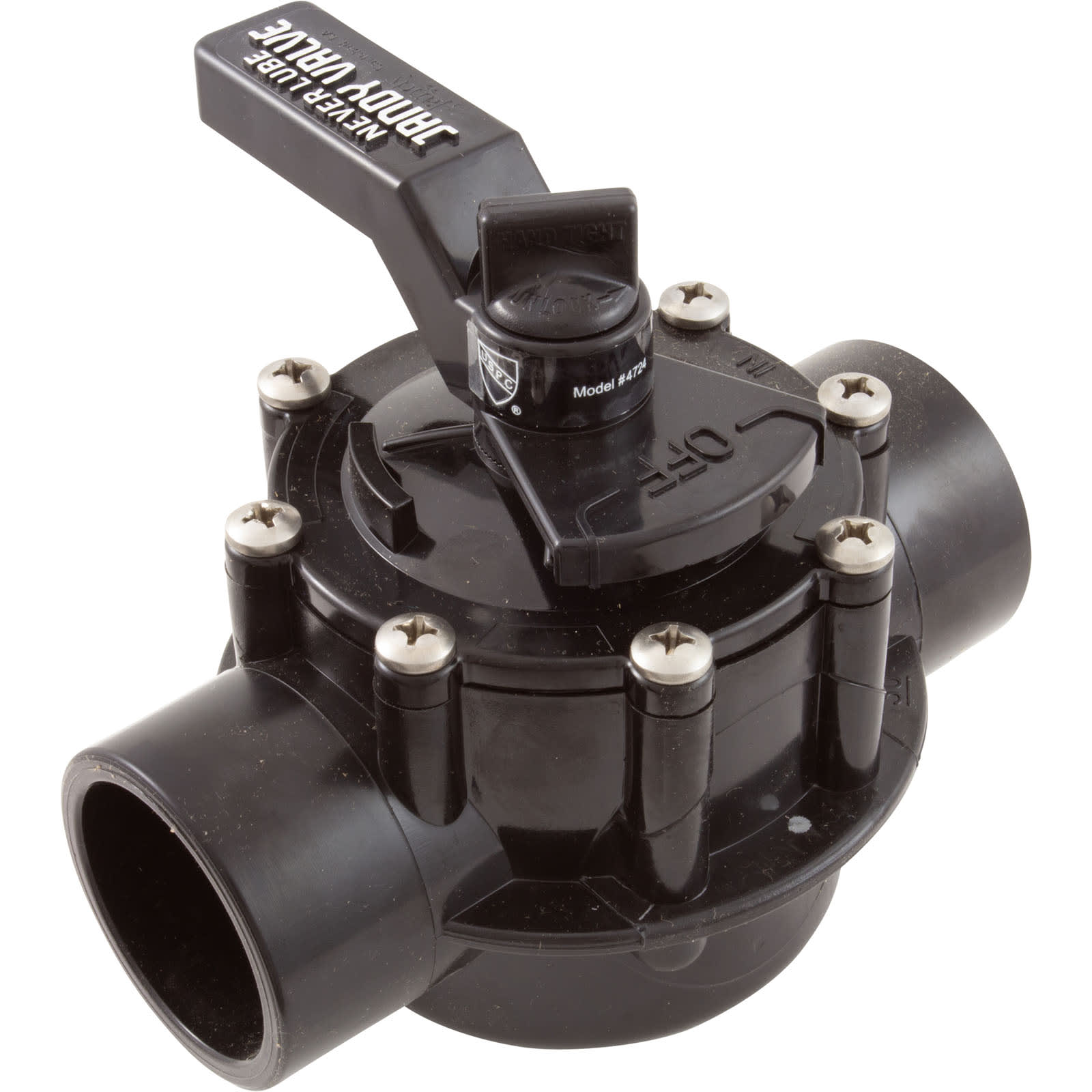Jandy 1-1/2"-2" Neverlube Positive Seal Standard 2-Port Diverter Valve