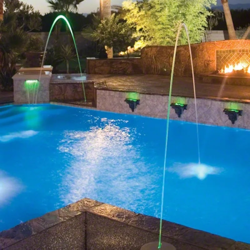 Jandy Laminar Jets with LED Lights and Pebble Lid