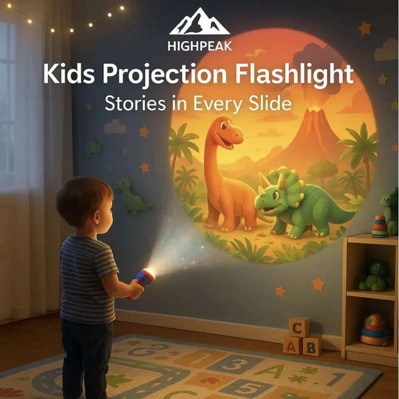 Kids Fun Projection Flashlight Blue