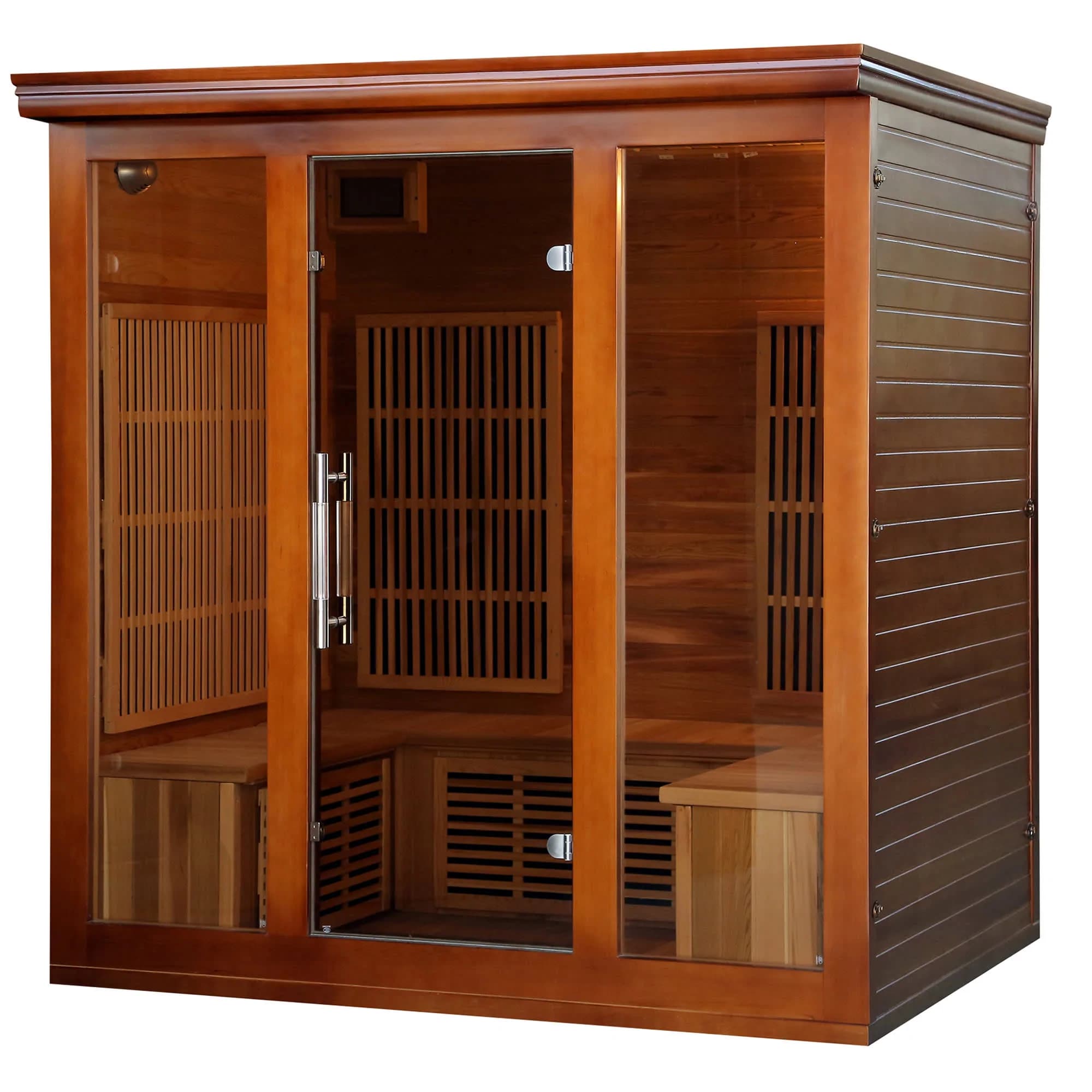 Cedar Elite 4-5 Person Premium Sauna w/ 9 Carbon Heaters