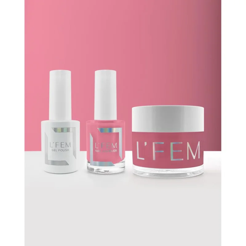 L'Fem Combo - Gel Polish 0.5 oz. + Nail Lacquer 0.5 oz. + Powder 2 oz. - #080