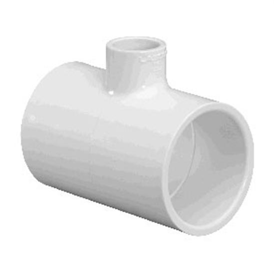 Lasco 2.5" x 2.5" x 2" SKT Reducing Tee - Schedule 40