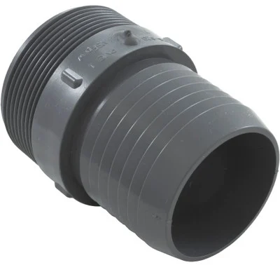 Lasco Barb Adapter 2 Inch mpt x 2 Inch Barb 1436-020