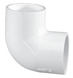 Lasco Elbow, 2-1/2" Slip White PVC Schedule 40 90 Degree | 406-025