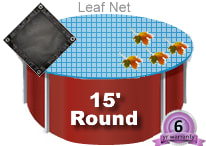 PoolTux 15' Round Leaf Guard
