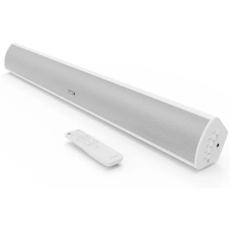 Majority Teton Sound Bar for TV | 120W Powerful Stereo 2.1 Channel Sound | Home Theatre 3D Soundbar with Built-in Subwoofer | HDMI ARC, Bluetooth, Optical, RCA, USB & AUX Playback and Remote Control