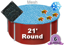 PoolTux 21' Mesh Round Winter Cover