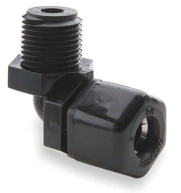 Male Elbow 1/2 O.D. x 3/4 Inch NPT - Fast and Tite