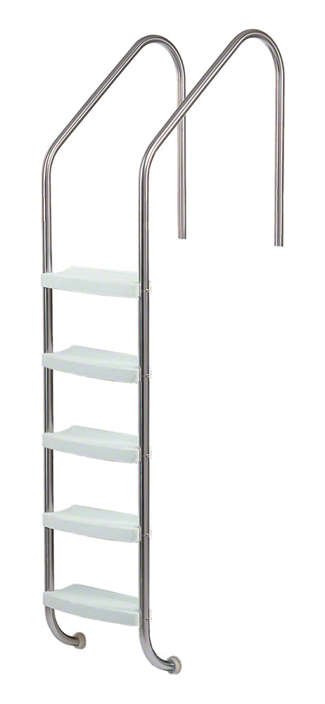 5-Step 25 Inch Wide Heavy-Duty Ladder 1.90 x .109 Inch