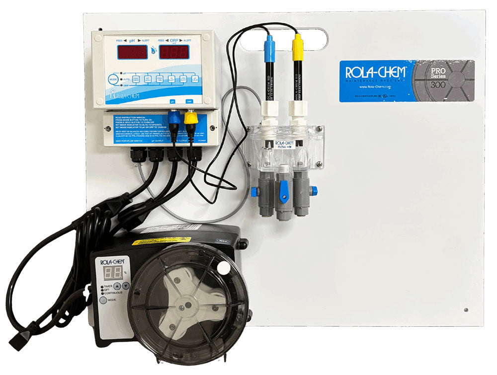 Digital pH/ORP Salt Generator Controller With One 38 GPD Peristaltic Pump