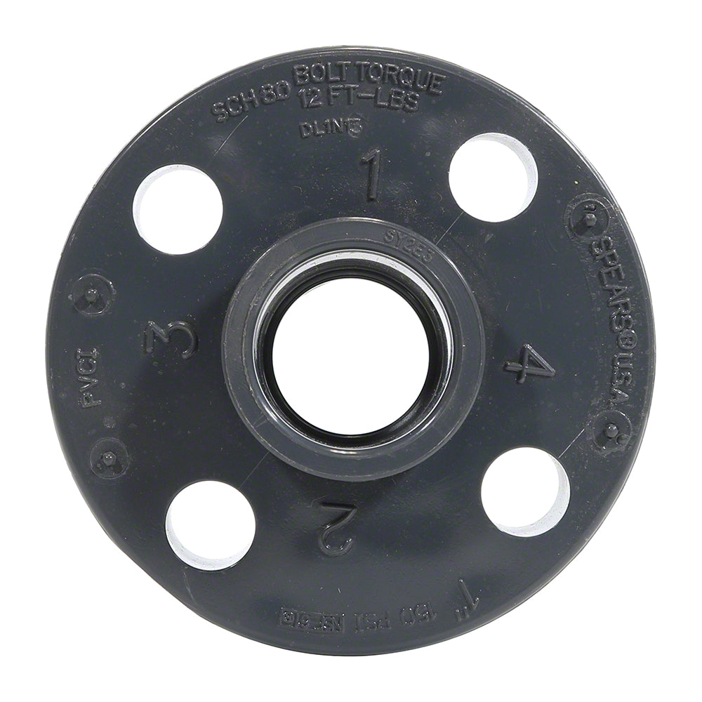 Schedule 80 Van Stone Flange - 1-1/4 Inch Slip