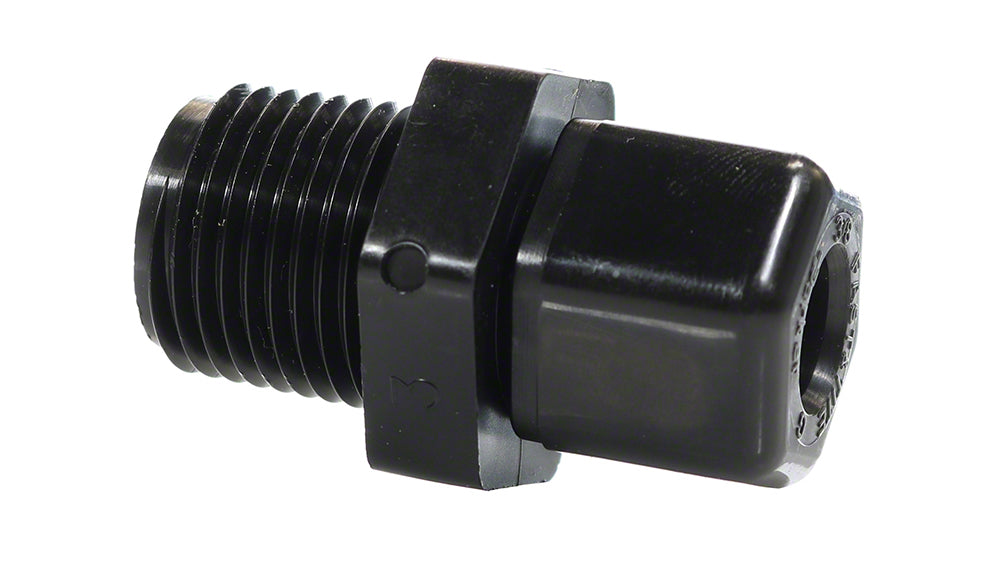 Male Connector 1/2 Inch O.D. x 3/8 Inch NPT - Tube to Pipe - Fast and Tite