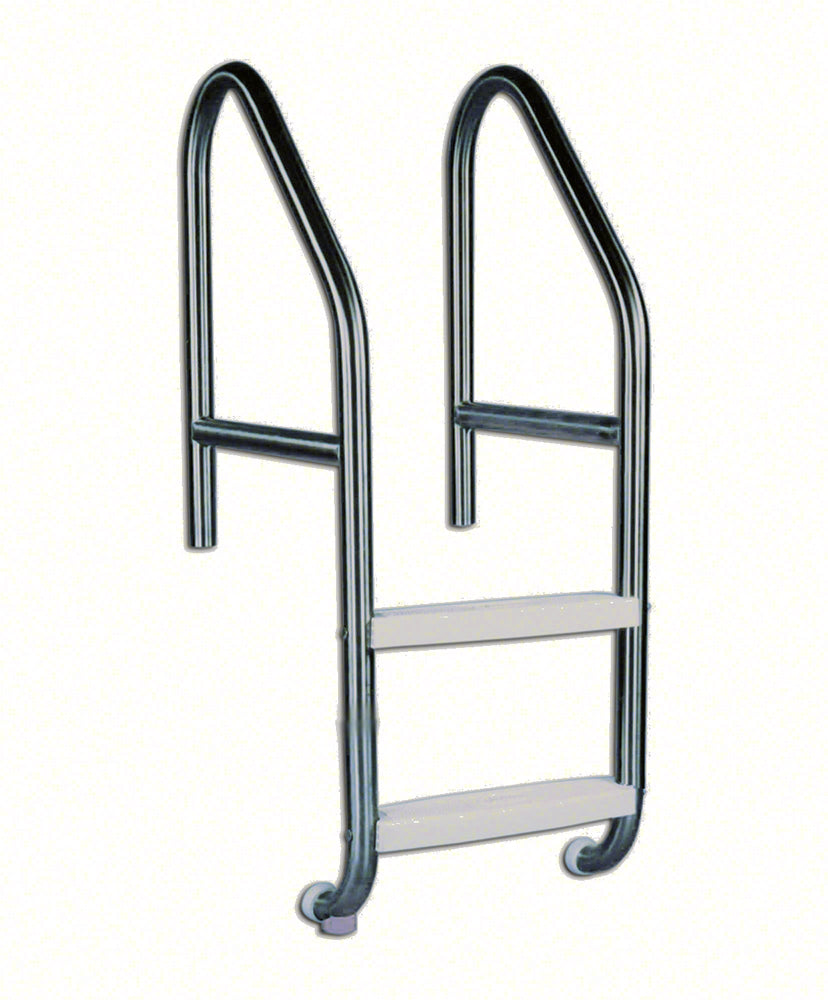 2-Step 36 Inch Wide Cross-Braced Heavy-Duty Florida-Style Ladder 1.90 x .145 Inch