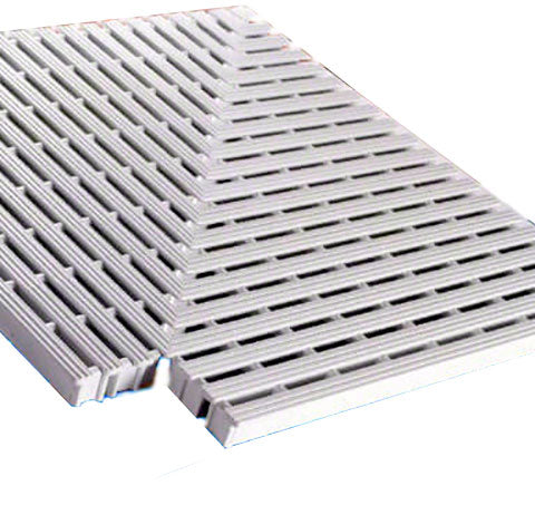 SuperGrip Perpendicular 90 Degree Corner 12 Inch - Non-Sloping Inside - White