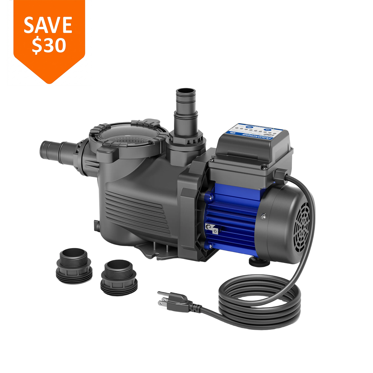 MINI Swimming Pool Pumps, 1 /2 HP, 2 /3 HP, 3 /4 HP, 2500 GPH to 3800 GPH with Filter Basket