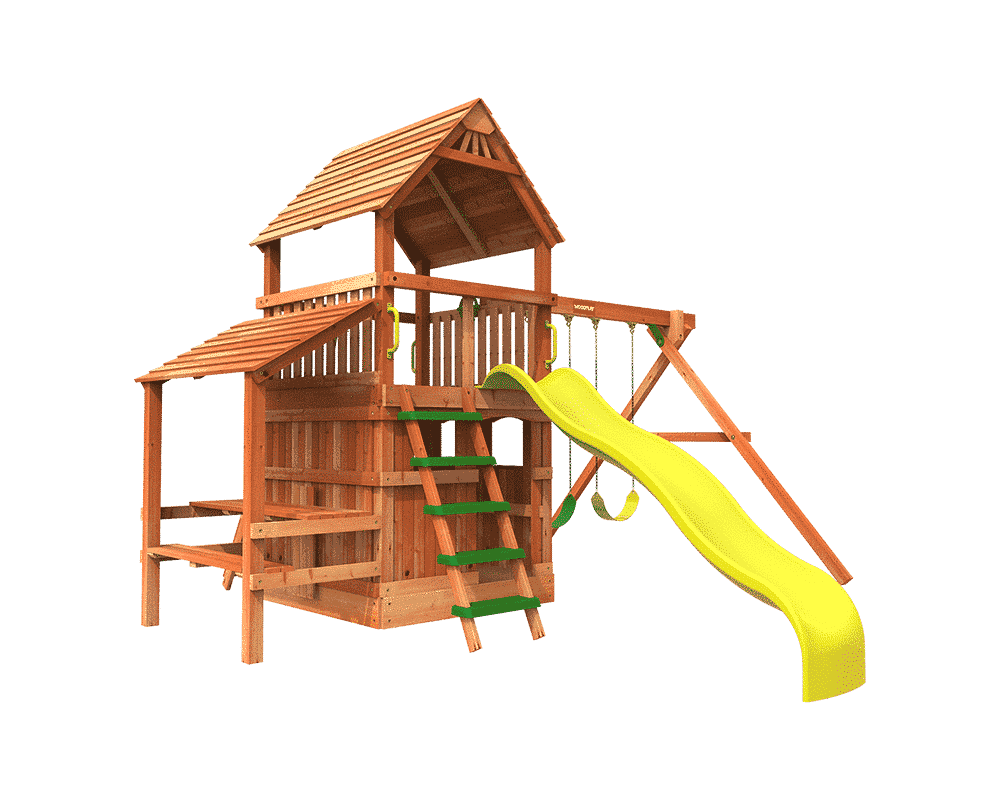 Woodplay Monkey Tower F Swing Set