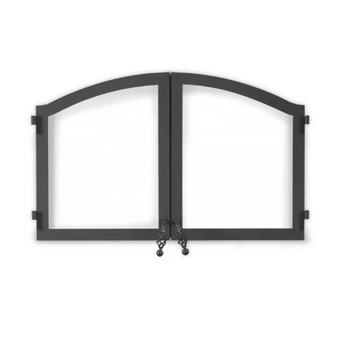Napoleon Arched Double Doors, Black | H335-1K