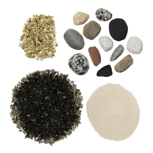 Napoleon Shore Fire Kit, Mixture of Rocks, Sand, Vermiculite & Glass | SFKM