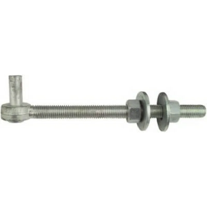 National Mfg N130-617 Zinc Bolt Hook 5/8x8 in