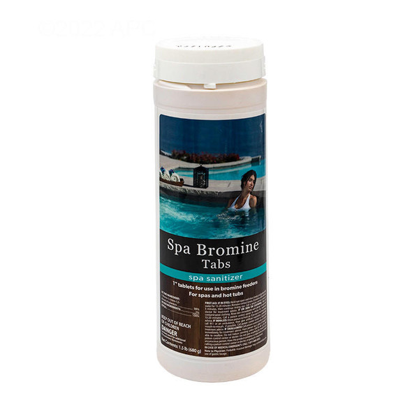 1"Bromine Tablets 1.5 Pound Bottle